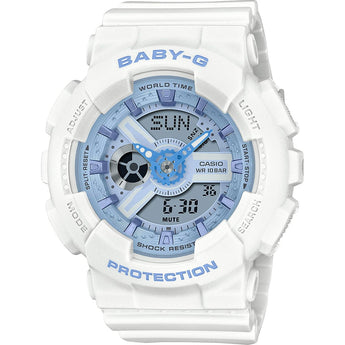 Baby-G BA110XBE-7A Blue and White  Ladies Watch