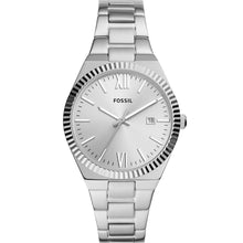 Load image into Gallery viewer, Fossil Scarlette ES5300 Silver Tone Ladies Watch