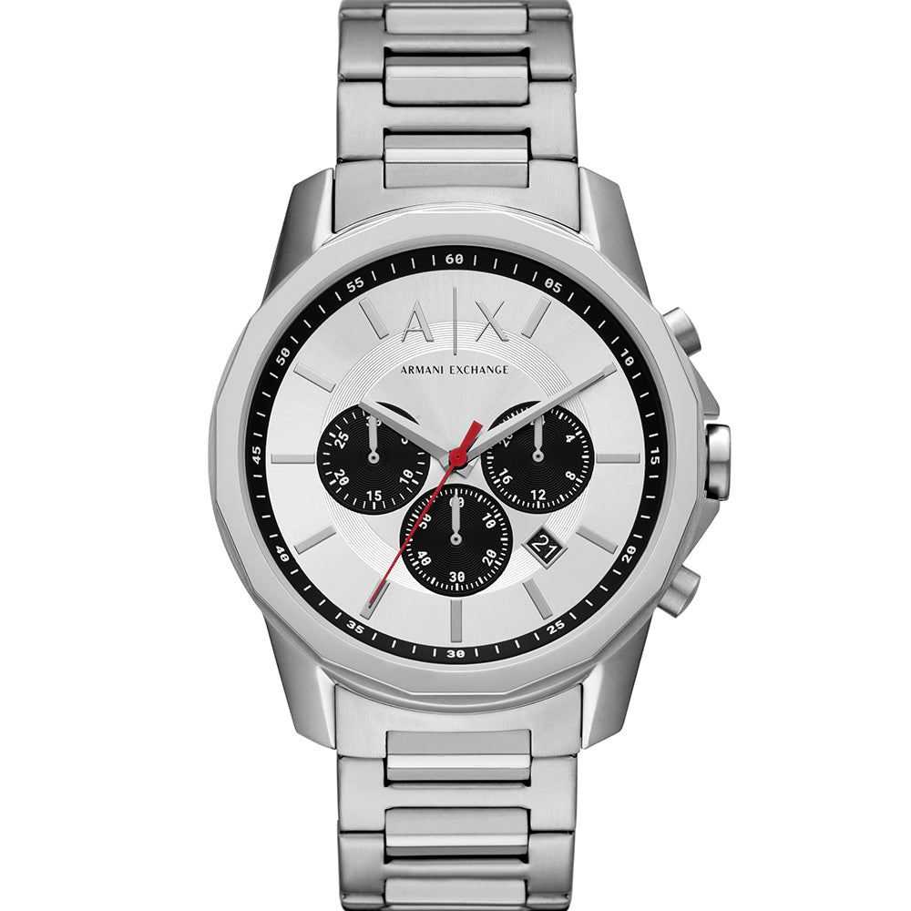Armani Exchange AX1742 Banks Silver Chronograph Mens Watch