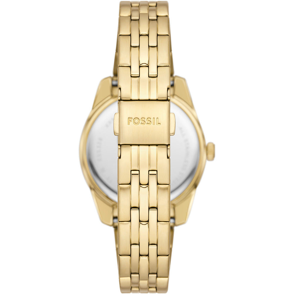 Fossil ES5338 Scarlette Gold Tone Ladies Watch