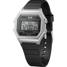 Load image into Gallery viewer, ICE 022063 Digit Retro Black and Silver Digital Watch