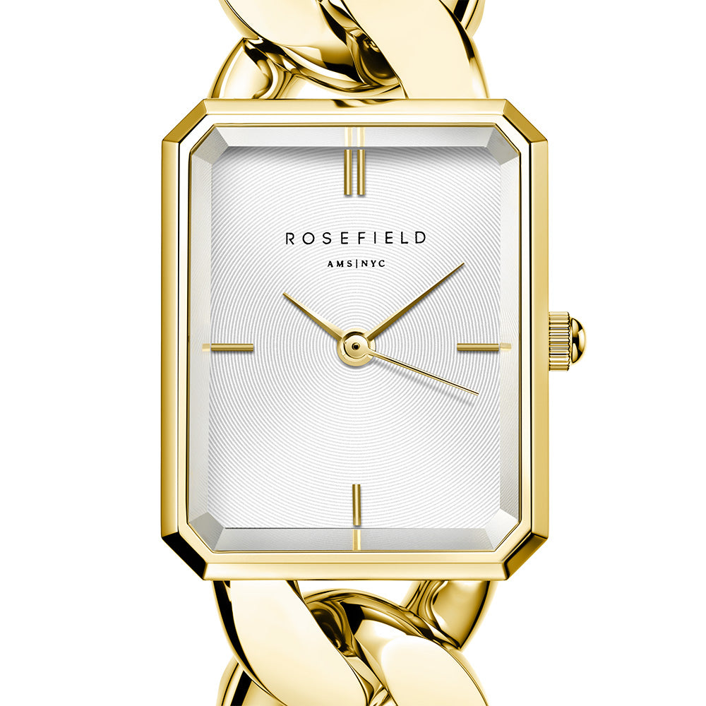 Rosefield SWGSG-O55 Gold Octagon Ladies Bracelet Watch