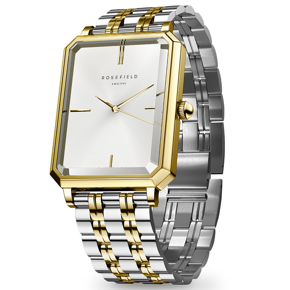 Rosefield OWSSSG-O48 Two Tone Octagon Ladies Watch