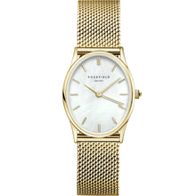 Load image into Gallery viewer, Rosefield OWGMG-OV10 The Oval Mother of Pearl Gold Ladies Watch