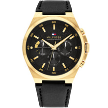 Load image into Gallery viewer, Tommy Hilfiger 1792086 Dexter Multifunction Black Leather Mens Watch