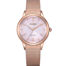Load image into Gallery viewer, Citizen Eco-Drive EM0819-80X Rose Gold Tone Ladies Watch