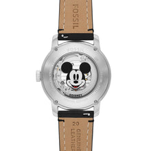 Load image into Gallery viewer, Fossil SE1111 Open Heart Mickey Automatic 100th Disney Anniversary