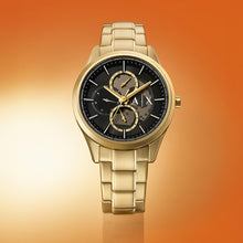 Load image into Gallery viewer, Armani Exchange AX1875 Dante Multifunction Gold Tone Gents Watch