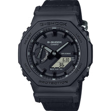 Load image into Gallery viewer, G-Shock GA2100BCE-1A Utility Black Cordura Watch