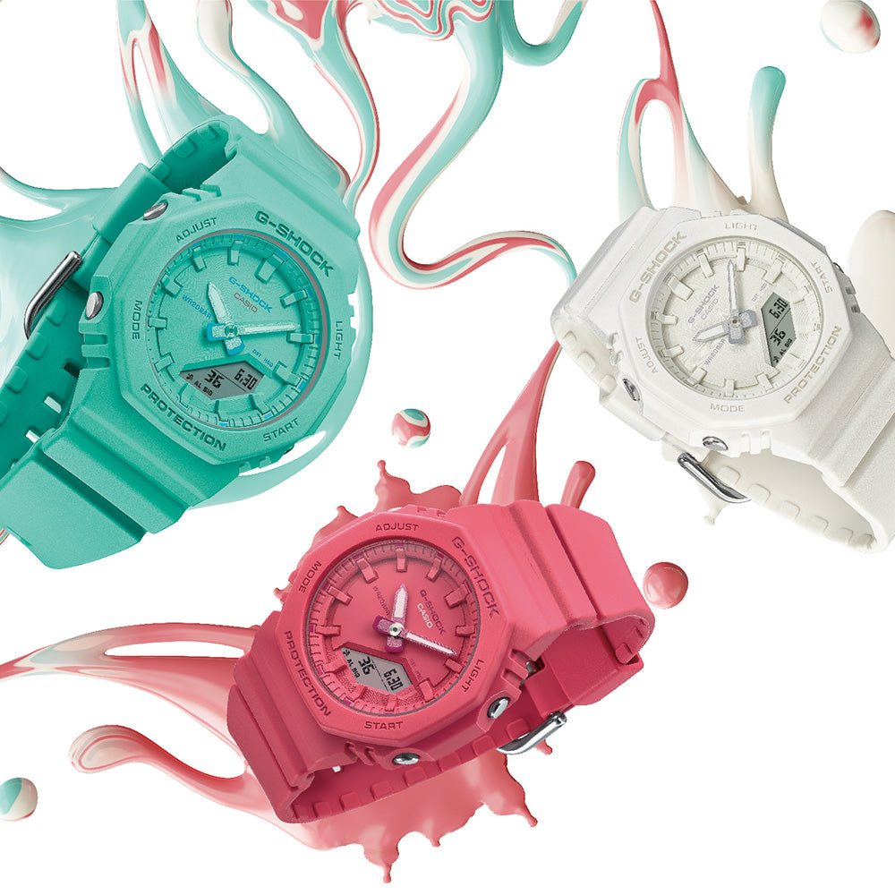 Orologio bianco classico G-Shock Casio GMAP2100-7A Italia