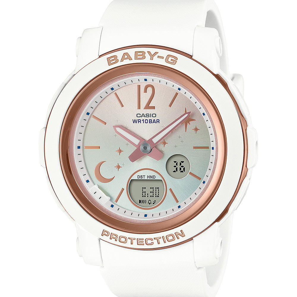 Baby-G BGA290DS-7A Moon and Stars Ladies Watch