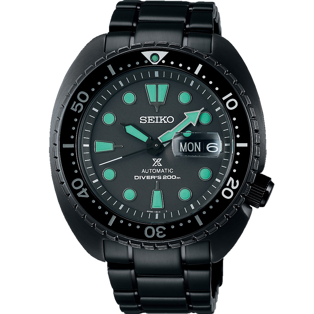 Seiko SRPK43K Prospex Night Vision Turtle Watch