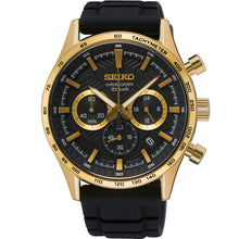 Load image into Gallery viewer, Seiko SSB446P Black Chronograph Mens Watch