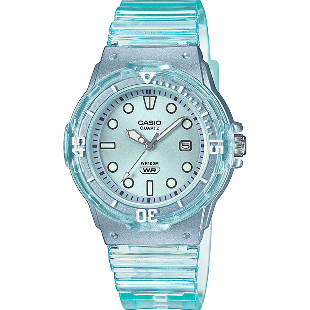 Casio LRW200HS-2E Blue Transparent Watch