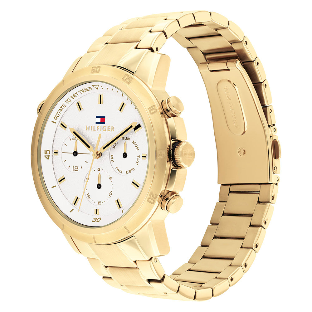 Tommy Hilfiger 1792127 Troy Multi-Function Gold Watch