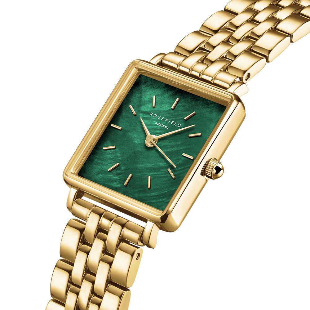 Rosefield BEGSG-Q050 Boxy XS Emerald Ladies Watch
