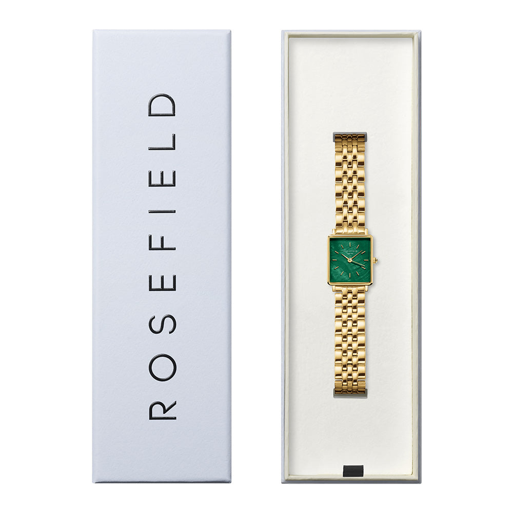 Rosefield BEGSG-Q050 Boxy XS Emerald Ladies Watch