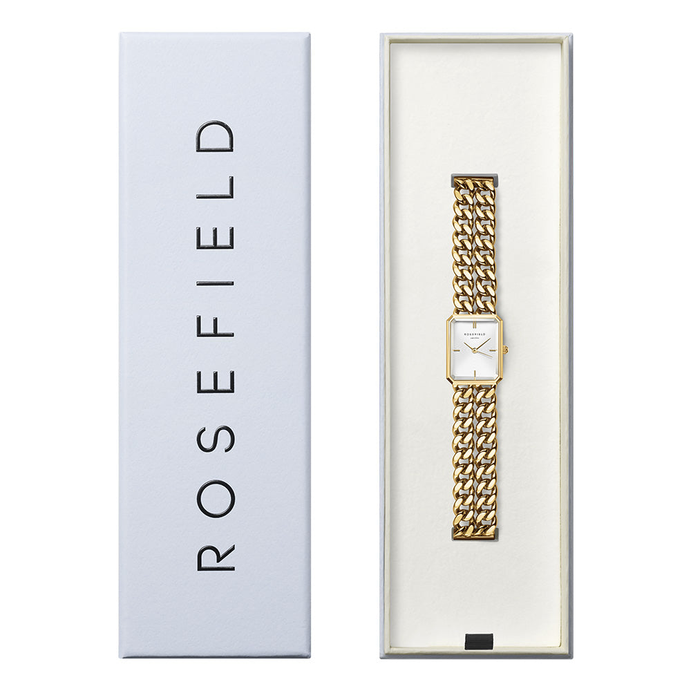 Rosefield SWGSG-O76 Octagon XS Double Chain Ladies Watch
