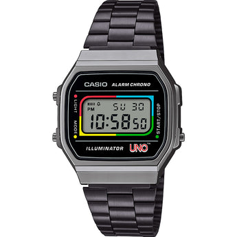 Casio Vintage A168WEUC-1A UNO Collaboration Limited Edition