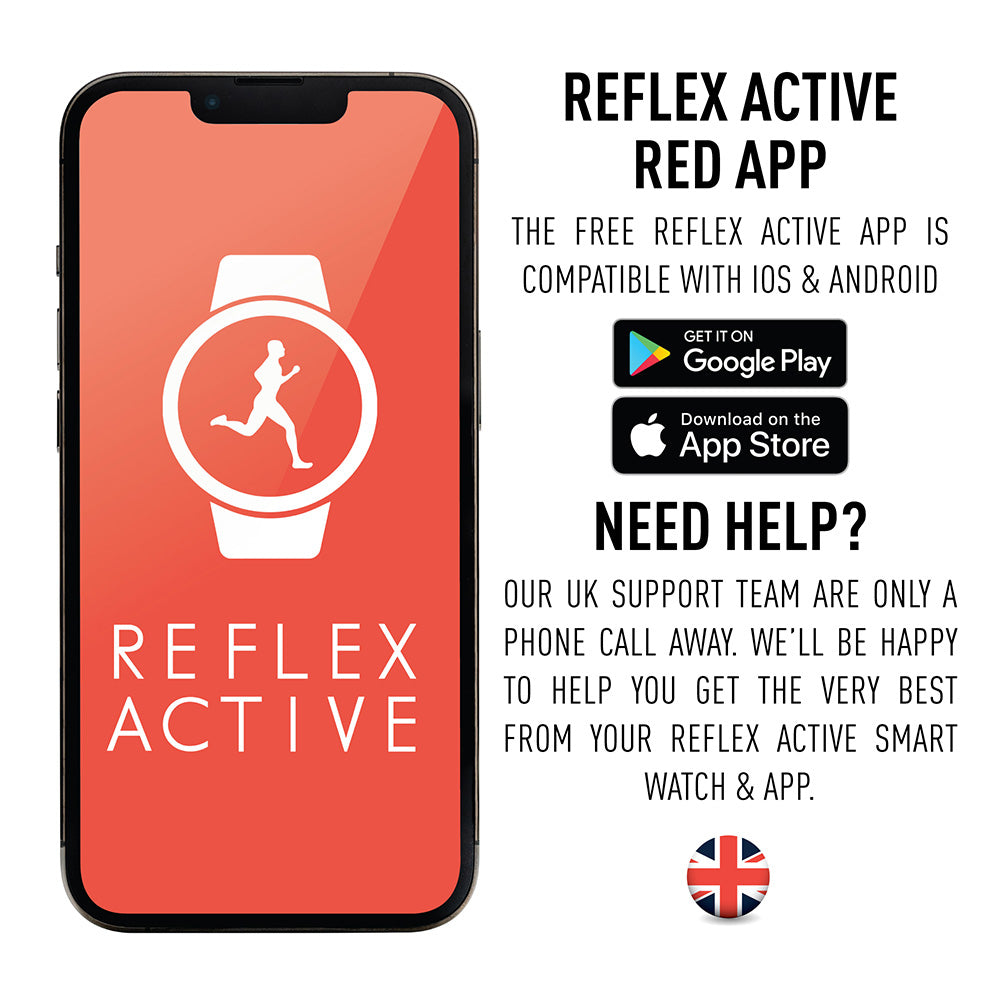 Reflex Active RA23-2192 Series 23 Rose Gold Stone Set Smart Watch