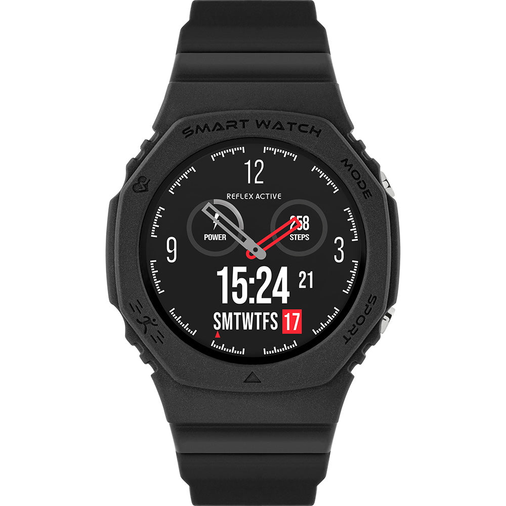 Reflex Active RA26-2180 Series 26 Black Smart Watch