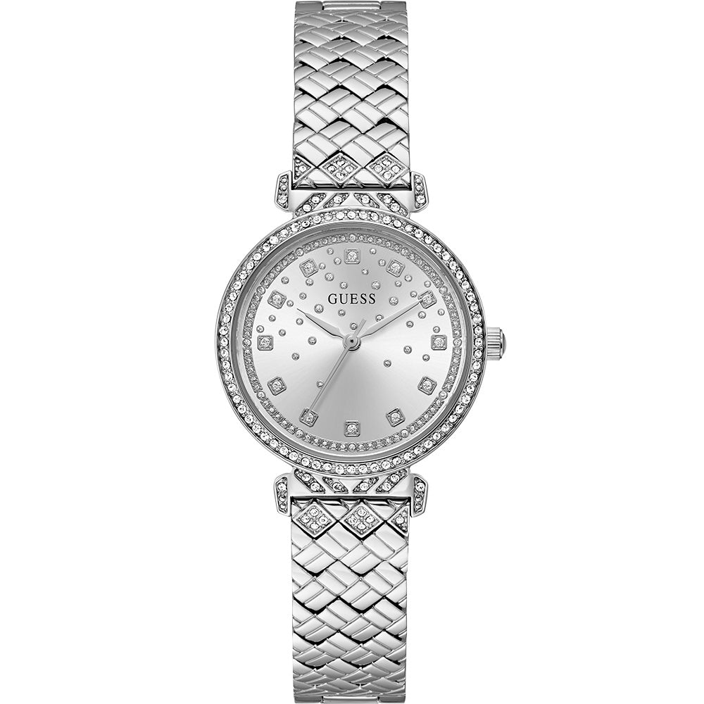 Guess Ladies Enchantment Silver Dial Watch - GW0763L1 GUESS Guess Ladies Enchantment Silver Dial Watch - GW0763L1 GUESS