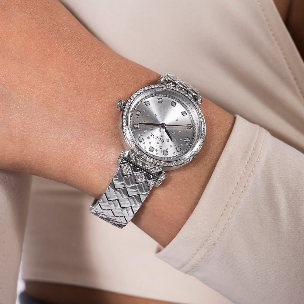 Guess Ladies Enchantment Silver Dial Watch - GW0763L1 GUESS Guess Ladies Enchantment Silver Dial Watch - GW0763L1 GUESS