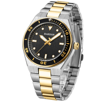 Harison Luis XM577-1 42mm Two-Tone Stainless Steel Watch