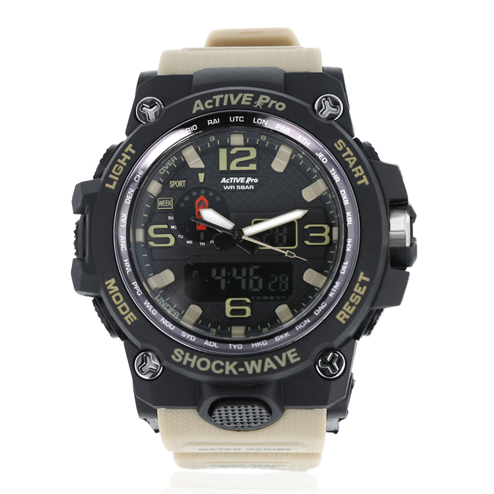 Mactive Pro Watch Active Pro 1545D Digital Khaki Sports Watch– Shiels Jewellers