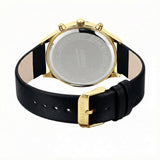 Harison Ezra GH025-YBB 40mm Black Leather Watch