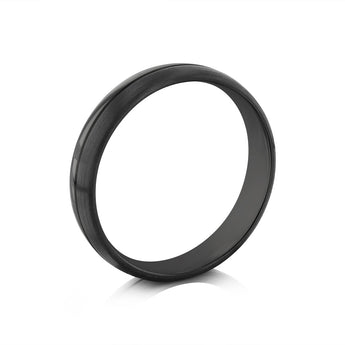 Zirconium 5mm Gents Ring 1.7mm Thick Standard Fit Size Z
