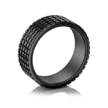 Zirconium 8mm Gents Ring 2.0mm Thick Standard Fit Size Y