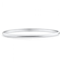 Load image into Gallery viewer, Solid Sterling Silver Plain Golf 65mm Bangle