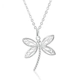 Sterling Silver Dragonfly Pendant