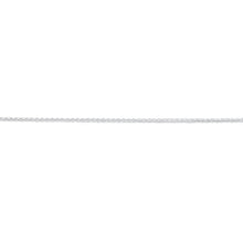 Load image into Gallery viewer, Sterling Silver Wheat Adjustable Heart Drop Chain 55cm