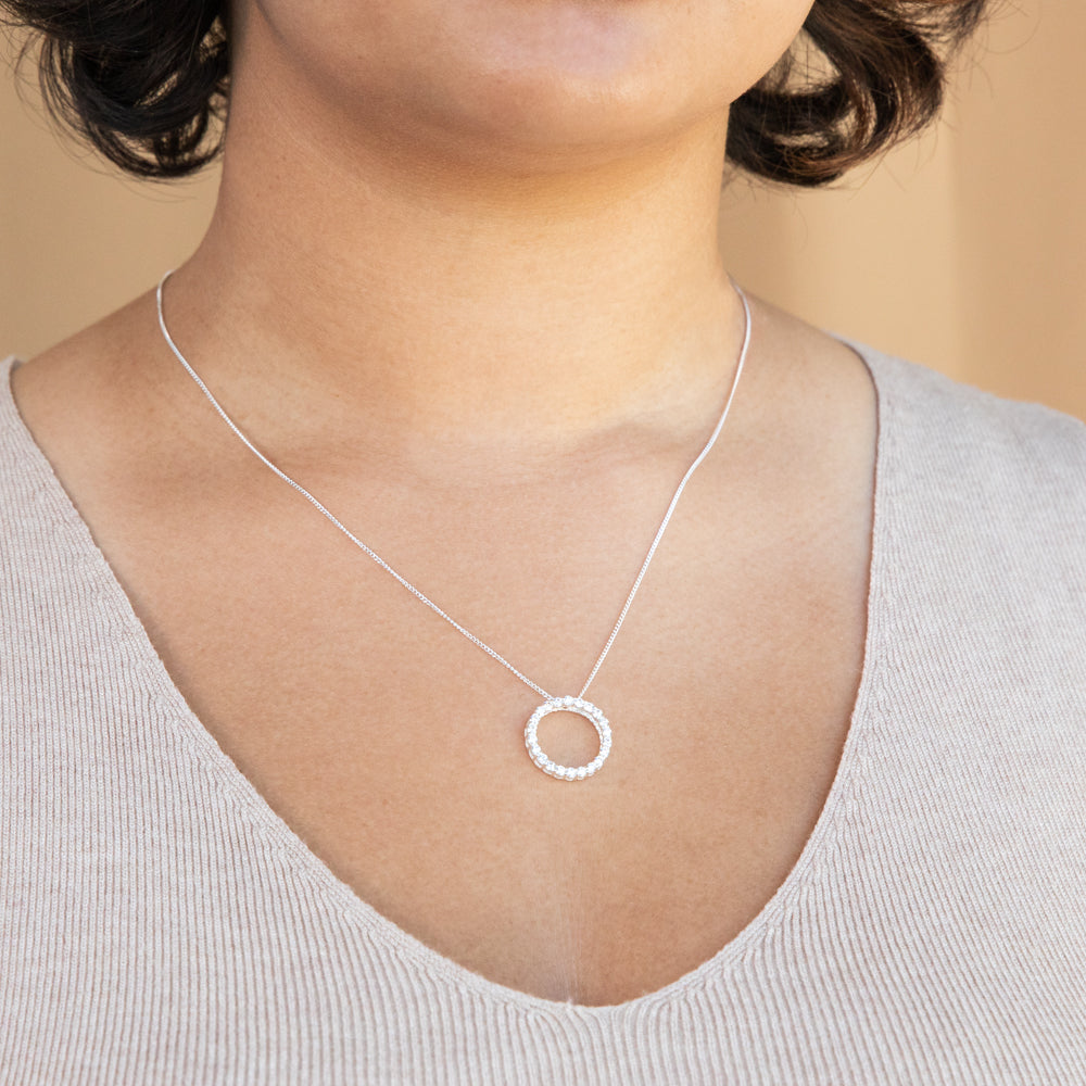 Exquisite Sterling Silver Japanese Enso Circle India | Ubuy