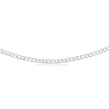 Load image into Gallery viewer, Sterling Silver 150 Gauge Curb Chain 55cm