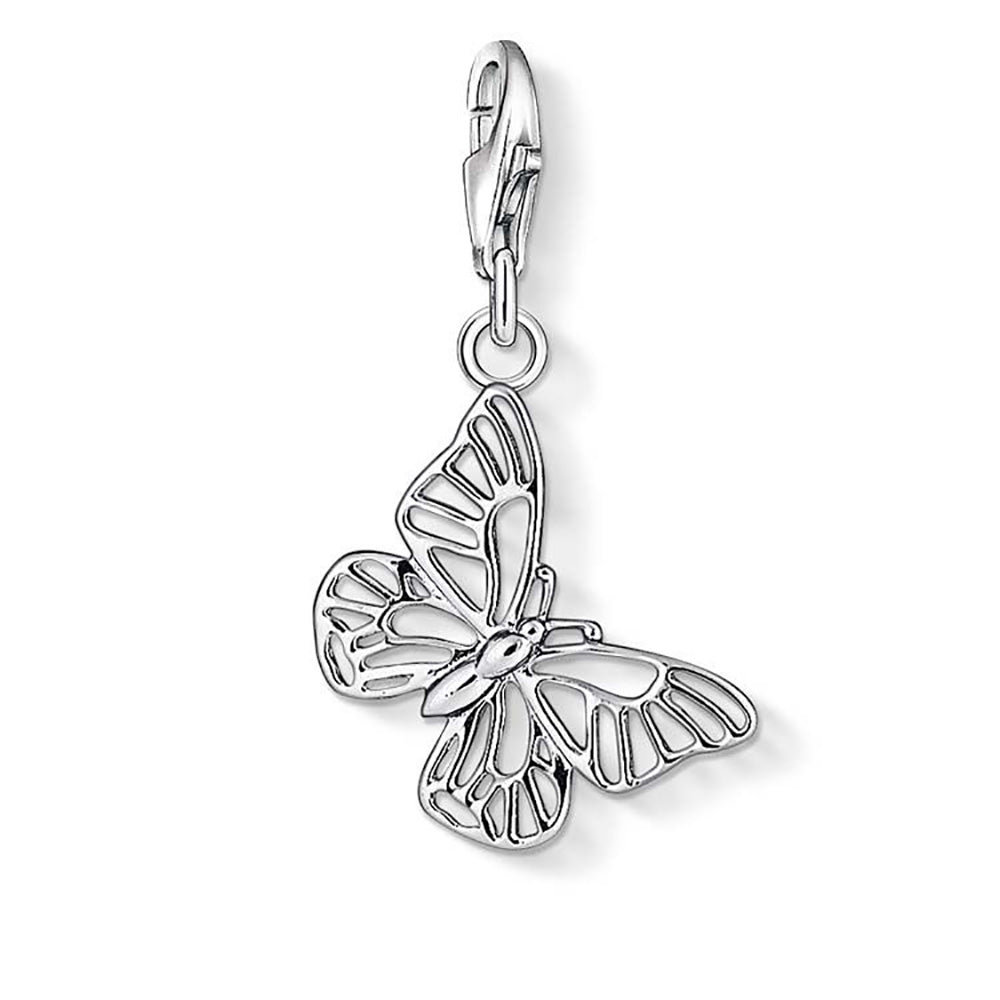 Sterling Silver Thomas Sabo Charm Club Silver Butterfly