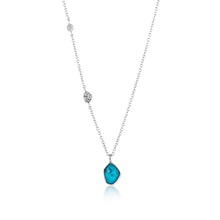 Load image into Gallery viewer, Ania Haie Sterling Silver Mineral Turquoise Pendant Necklace