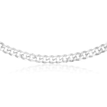 Load image into Gallery viewer, Sterling Silver Curb 400 Gauge 55cm Chain