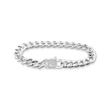 Load image into Gallery viewer, Thomas Sabo Heritage Sterling Silver CZ Curb 18cm Bracelet