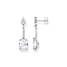 Load image into Gallery viewer, Thomas Sabo Heritage Sterling Silver CZ Drop Earrings