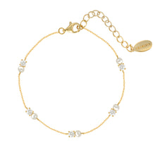 Load image into Gallery viewer, Georgini Noel Nights Gold Plated Sterling Silver Snow Drop Bracelet