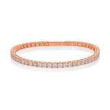 Georgini Selena Rose Gold Plated 3mm Tennis Bracelet