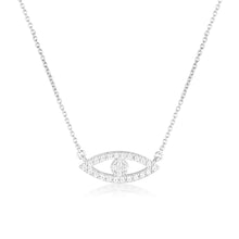 Load image into Gallery viewer, Georgini Rock Star Sterling Silver Evil Eye Pendant On Chain