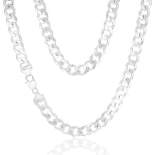 Load image into Gallery viewer, Sterling Silver Curb 300 Gauge 55cm Chain