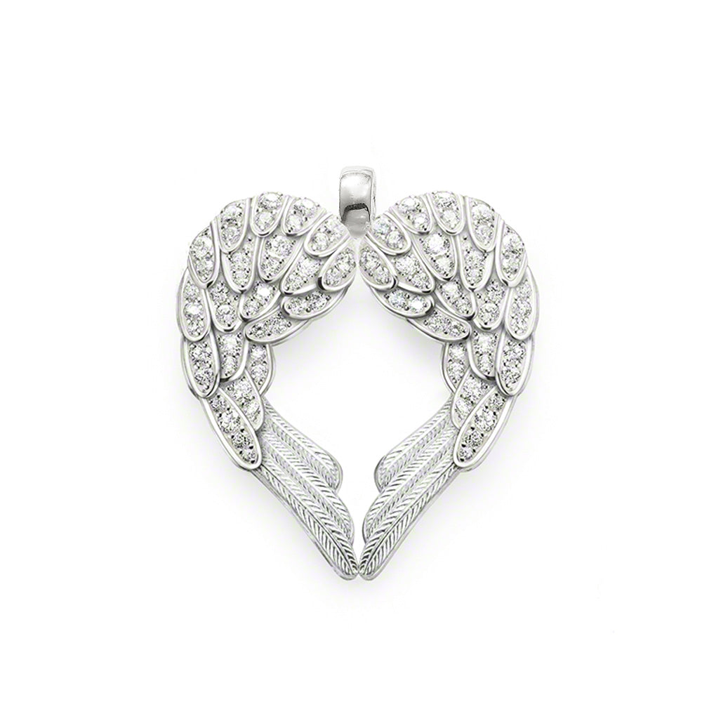 Thomas Sabo Sterling Silver Winged Heart Pendant