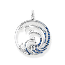 Load image into Gallery viewer, Thomas Sabo Blue Cubic Zirconia Pendant