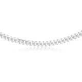 Sterling Silver Curb 280 Gauge 55cm Chain