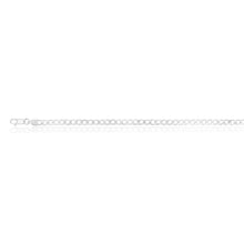 Load image into Gallery viewer, Sterling Silver Bevelled Curb 120Gauge 21cm Bracelet